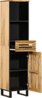 vidaXL - Dressoir - 38x34x160 - cm - massief - ruw - mangohout