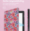 imoshion E-reader Hoesje - Geschikt voor Tolino Page 2 - Design Sleepcover Bookcase - Flower Watercolor