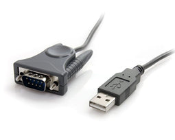 Startech.com USB naar RS232 DB9/DB25 Seriële Verloopkabel - M/M - 90cm - Grijs
