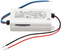 Mean Well APC-16-700 LED-driver Constante stroomsterkte 16 W 0.7 A 9 - 24 V/DC Niet dimbaar, Overbelastingsbescherming