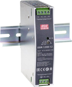 Mean Well DDR-120A-48 DIN-rail DC/DC-converter 48 V/DC 2.1 A 100.8 W Aantal uitgangen: 1 x Inhoud: 1 stuk(s)