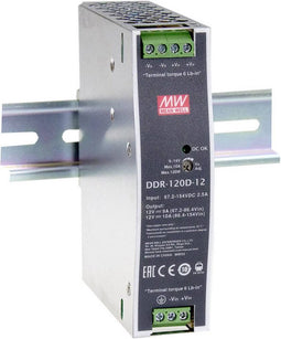 Mean Well DDR-120C-24 DIN-rail DC/DC-converter 24 V/DC 5 A 120 W Aantal uitgangen: 1 x Inhoud: 1 stuk(s)