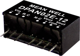 Mean Well DPAN02A-12 DC/DC-convertermodule 83 mA 2 W Aantal uitgangen: 2 x Inhoud 1 stuk(s)
