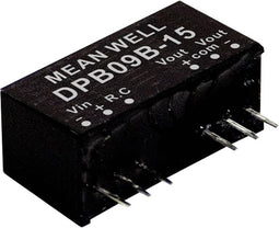 Mean Well DPB09C-15 DC/DC-convertermodule 300 mA 9 W Aantal uitgangen: 2 x