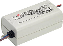 Mean Well LED-DRIVER MET CONSTANTE STROOM - 1 UITGANG - 350 mA - 12 W