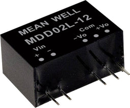 Mean Well MDD02L-05 DC/DC-convertermodule 200 mA 2 W Aantal uitgangen: 2 x