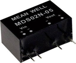 Mean Well MDS02N-05 DC/DC-convertermodule 400 mA 2 W Aantal uitgangen: 1 x Inhoud 1 stuk(s)