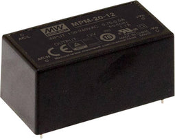 Mean Well MPM-20-24 AC/DC-printnetvoeding 24 V/DC 0.9 A 21.6 W
