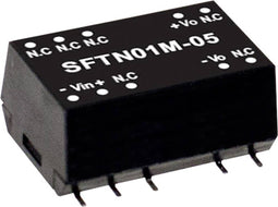 Mean Well SFTN01M-12 DC/DC-convertermodule 84 mA 1 W Aantal uitgangen: 1 x Inhoud 1 stuk(s)
