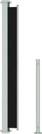 vidaXL - Tuinscherm - uittrekbaar - 180x300 - cm - zwart