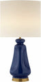 Bureaulamp DKD Home Decor Beige Marineblauw Porselein 35 x 35 x 64 cm