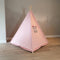 Sunny Alba Tipi Tent Pastel Roze - Wigwam Speeltent met ramen - 120x120x160cm - met Kussen kleed