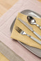Linen&More Placemats 35x50 cm 4 Stuks Indi Pampas Yellow