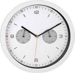 Mebus 52826 Wandklok Zendergestuurd 260 mm x 42 mm Wit