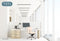 Feel Furniture - Luxe design bureaustoel van 100% rundleer - Lage rugleuning - Creme