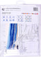 Thea Gouverneur - Borduurpakket met telpatroon - 484 - Voorgesorteerde DMC Garens - Delfts Blauwe Tegels Dorpjes - Linnen - 28 cm x 28 cm - DIY Kit
