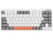 Mechanical keyboard Tracer FINA 84 White/Grey (Outemu Red Switch) TRAKLA47310