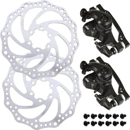 Mechanische remset voor + achter Saccon DM33 incl. remschijven
