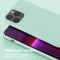 Selencia Hoesje Geschikt voor iPhone 13 Pro Max Hoesje Met Koord - Selencia Siliconen hoesje met afneembaar koord - Turquoise