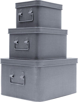 Media Opbergbox Grijs M