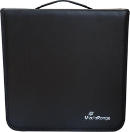 MediaRange CD bag 200 CDs/DVDs/Blu-rays Faux leather Black 1 pc(s) (W x H x D) 314 x 118 x 312 mm BOX93