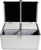 MediaRange CD-koffer 200 CDs/DVDs/Blu-rays Aluminium Zilver 1 stuk(s) (b x h x d) 301 x 180 x 190 mm BOX75