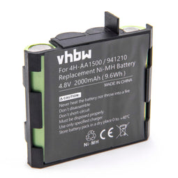 Medical technology battery as replacement for Compex 4H-AA1500 - 2000mAh, 4.8V, NiMH