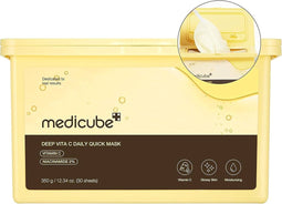 Medicube - Deep Vita C Daily Quick Mask - 30 Masks - Alle Huidtypes - Vitamine C - Egaliseren - Gezonde Gloed - Korean Skincare