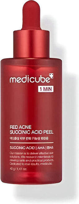 Medicube - Red Acne Succinic Acid Peel - 1 min - Acne - AHA - BHA - Serum - Reinigend - 40 g - Korean Skincare