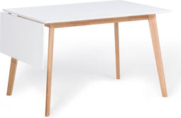 MEDIO - Eettafel - Wit - 80 x 120/155 cm - MDF