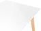 MEDIO - Eettafel - Wit - 80 x 120/155 cm - MDF
