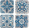 Mediterraanse Mosaic Santorini onderzetters - Sass & Belle