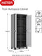 Keter Titan Hoge Kast - 4 Planken - 80x44x182cm - Zwart/Grijs