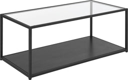 MEDORA - Salontafel - Zwart - Glas