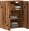 vidaXL - Wandkast - 69,5x34x90 - cm - oud - houtkleurig