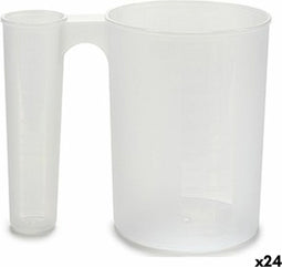 Meetkan 1,2 L Plastic Dubbel (24 Stuks)
