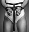 Bijoux Indiscrets Maze Wide Taille Harnas - Zwart