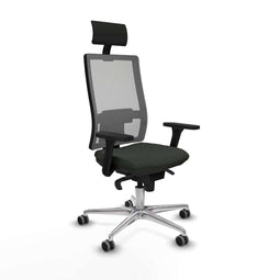 Bureaustoel met hoofdsteun Piqueras y Crespo 3D086G1 Zwart