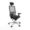 Bureaustoel met hoofdsteun Piqueras y Crespo 3D086G1 Zwart
