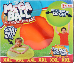 Mega Ball XXL "Puffer of Water" Ø 120cm assorti 16x18cm - mega waterballon