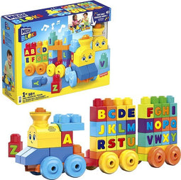 MEGA Bloks ABC muziektrein - 50 blokken - Bouwstenen met geluiden