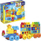 MEGA Bloks ABC muziektrein - 50 blokken - Bouwstenen met geluiden