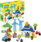 MEGA Bloks Town Build & Learn Huis - 89 grote bouwstenen
