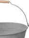 Mega Collections Emmer/plantenpot/bloempot - zink - grijs - D32 x H18 cm