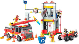 MEGA CONSTRUX Brandweerkazerne - GLK56 - Bouwstenen - 5 jaar en +