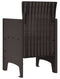 vidaXL - tuinstoelen - met - kussens - 2 - stuks - Bruin - Poly - Rattan
