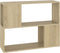 vidaXL - Tv-meubel - 80x24x63 - cm - bewerkt - hout - sonoma - eikenkleurig