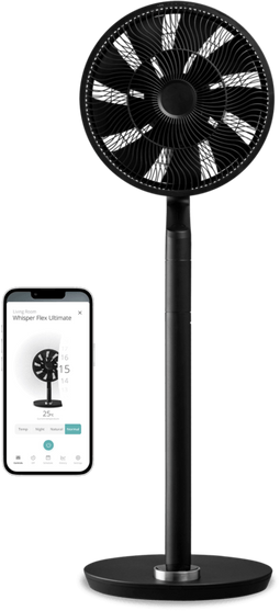 Duux Whisper Flex Ultimate - Ventilator - 30 snelheidsinstellingen - Zwart