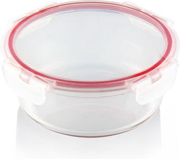 Mehrzer - Vershouddoos - 0.95 Liter - rond- Bake-en-Lock - Rood