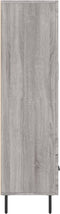 vidaXL - Hoge - kast - 69,5x31x115 - cm - bewerkt - hout - grijs - sonoma - eikenkleurig